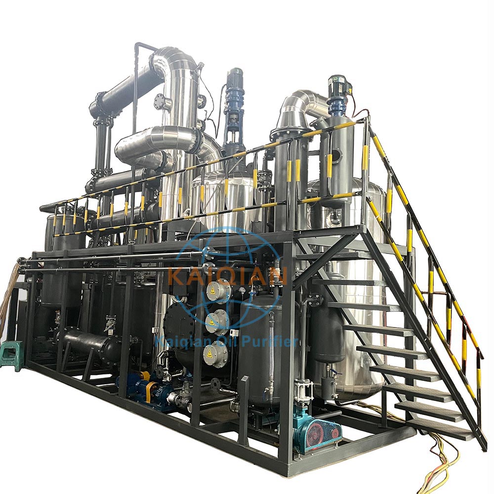 2噸/天微型廢機(jī)油提煉輕質(zhì)柴油精餾裝置