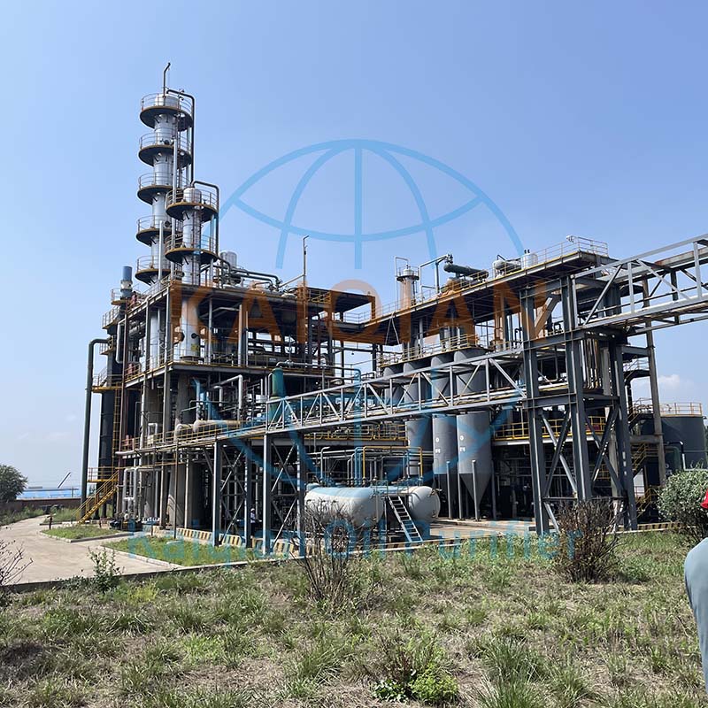 50噸/天 大型廢油提煉輕質(zhì)柴油精餾成套裝置